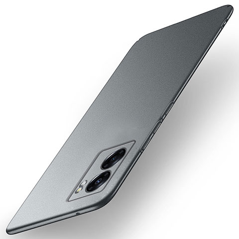 Custodia Plastica Rigida Cover Opaca per OnePlus Nord N300 5G Grigio Scuro