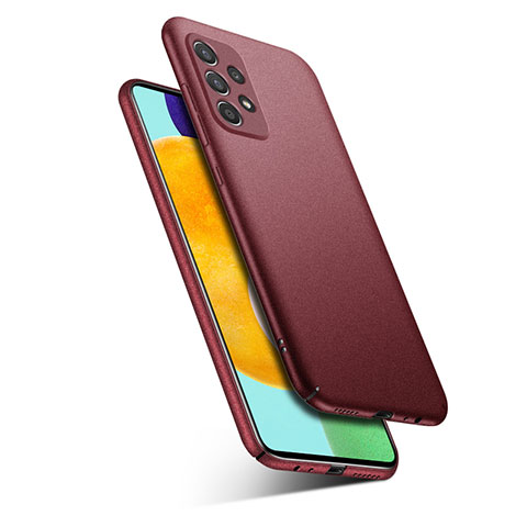 Custodia Plastica Rigida Cover Opaca per Samsung Galaxy A52s 5G Rosso