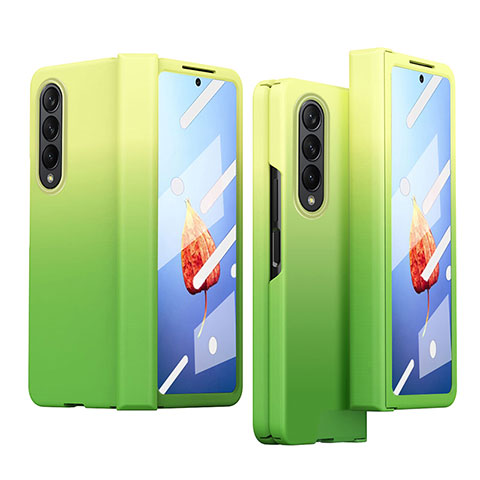 Custodia Plastica Rigida Cover Opaca T03 per Samsung Galaxy Z Fold3 5G Verde