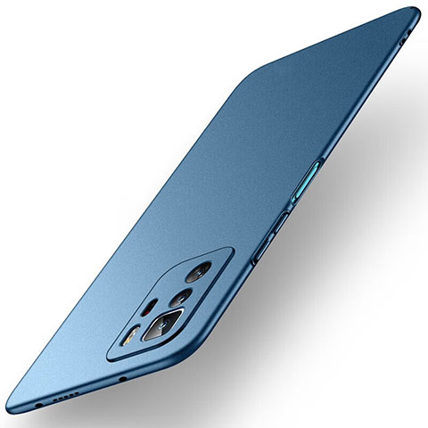 Custodia Plastica Rigida Cover Opaca YK1 per Xiaomi Poco X3 GT 5G Blu