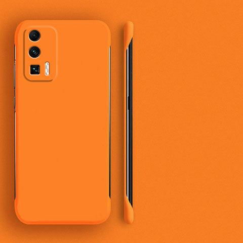 Custodia Plastica Rigida Cover Opaca YK4 per Xiaomi Poco F5 Pro 5G Arancione