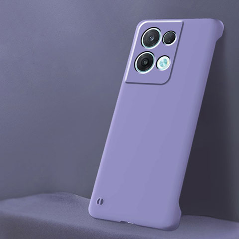 Custodia Plastica Rigida Cover Opaca YK6 per Oppo Reno8 Pro 5G Viola