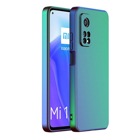 Custodia Plastica Rigida Cover Opaca ZL1 per Xiaomi Mi 10T Pro 5G Blu