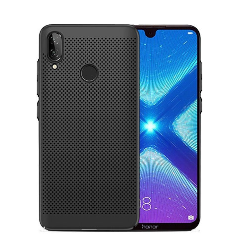 Custodia Plastica Rigida Cover Perforato per Huawei Honor 8X Nero