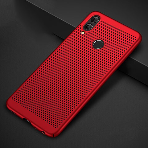 Custodia Plastica Rigida Cover Perforato per Huawei Honor V10 Lite Rosso