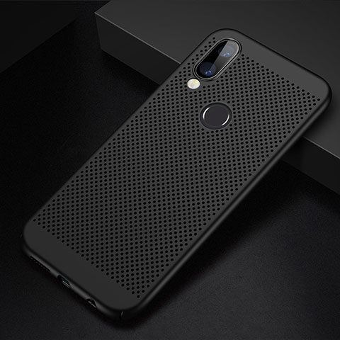 Custodia Plastica Rigida Cover Perforato per Huawei Nova 3e Nero