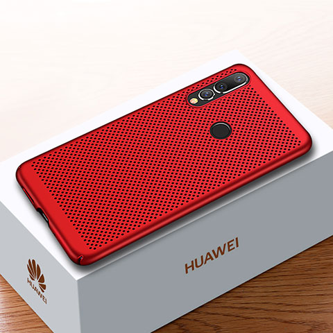 Custodia Plastica Rigida Cover Perforato per Huawei Nova 4 Rosso