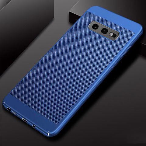 Custodia Plastica Rigida Cover Perforato W01 per Samsung Galaxy S10e Blu