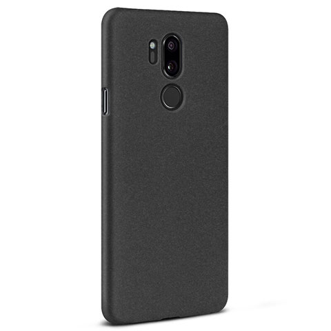 Custodia Plastica Rigida Cover Sabbie Mobili per LG G7 Nero