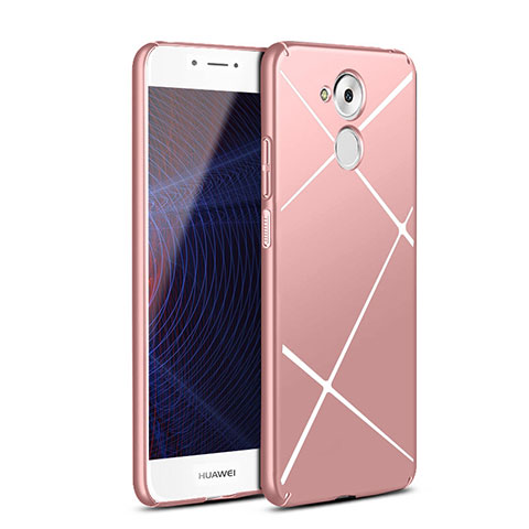 Custodia Plastica Rigida Line per Huawei Enjoy 6S Oro Rosa