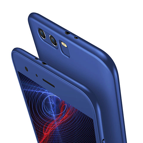 Custodia Plastica Rigida Opaca Fronte e Retro 360 Gradi per Huawei Honor 9 Premium Blu