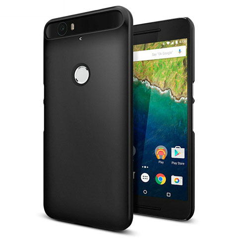 Custodia Plastica Rigida Opaca M01 per Google Nexus 6P Nero