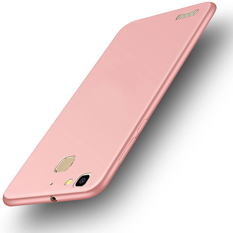 Custodia Plastica Rigida Opaca M01 per Huawei Enjoy 5S Oro Rosa