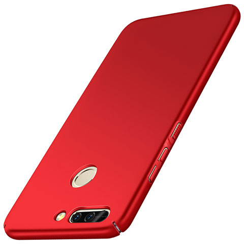 Custodia Plastica Rigida Opaca M01 per Huawei Honor V9 Rosso