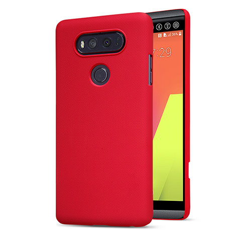 Custodia Plastica Rigida Opaca M01 per LG V20 Rosso