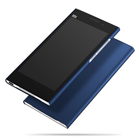 Custodia Plastica Rigida Opaca M01 per Xiaomi Mi 3 Blu