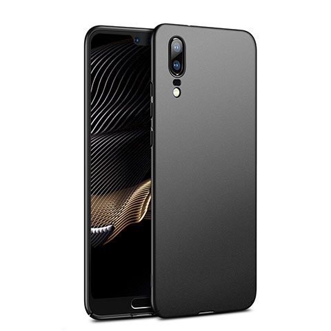 Custodia Plastica Rigida Opaca M02 per Huawei P20 Nero