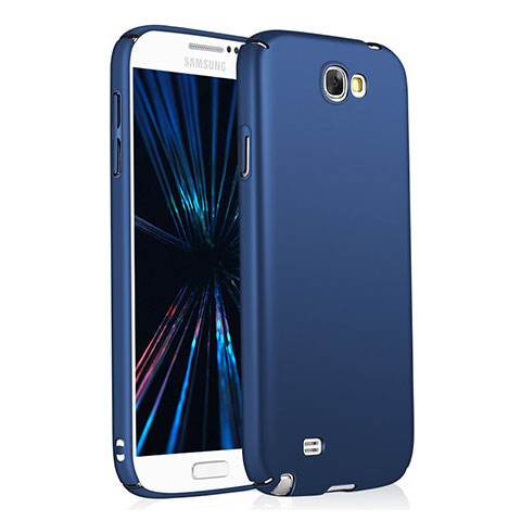 Custodia Plastica Rigida Opaca M03 per Samsung Galaxy Note 2 N7100 N7105 Blu