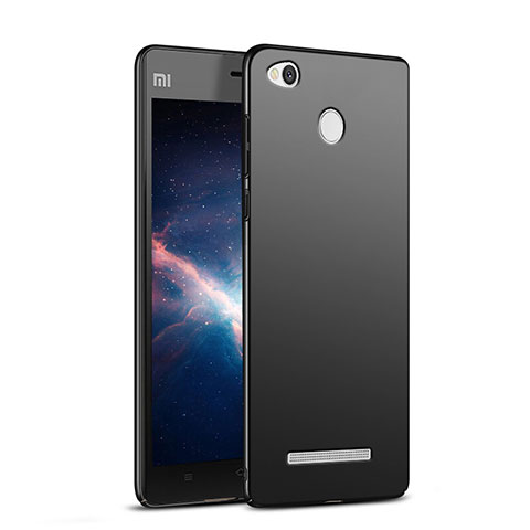 Custodia Plastica Rigida Opaca M03 per Xiaomi Redmi 3 Pro Nero