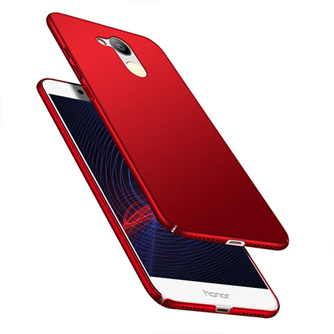 Custodia Plastica Rigida Opaca M04 per Huawei Honor V9 Play Rosso