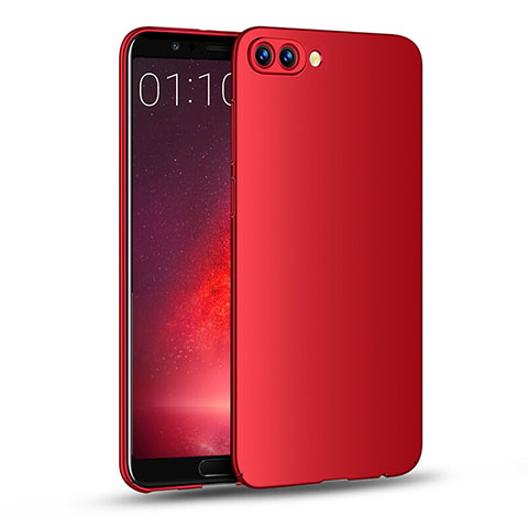 Custodia Plastica Rigida Opaca M04 per Huawei Honor View 10 Rosso