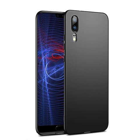 Custodia Plastica Rigida Opaca M04 per Huawei P20 Nero