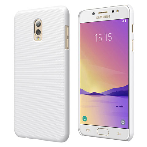 Custodia Plastica Rigida Opaca M04 per Samsung Galaxy C7 (2017) Bianco