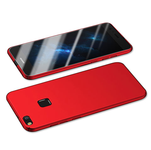 Custodia Plastica Rigida Opaca M05 per Huawei P9 Lite (2017) Rosso