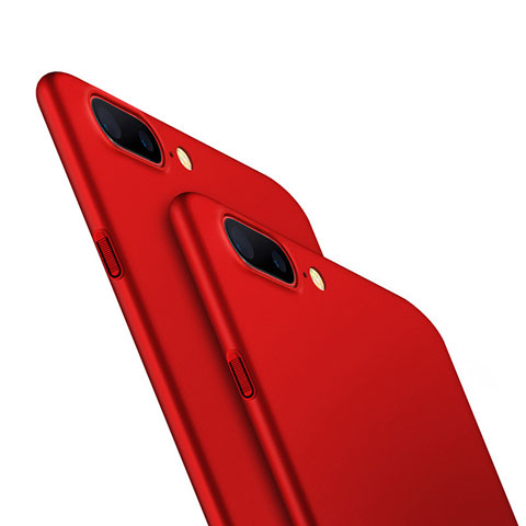 Custodia Plastica Rigida Opaca M05 per OnePlus 5 Rosso