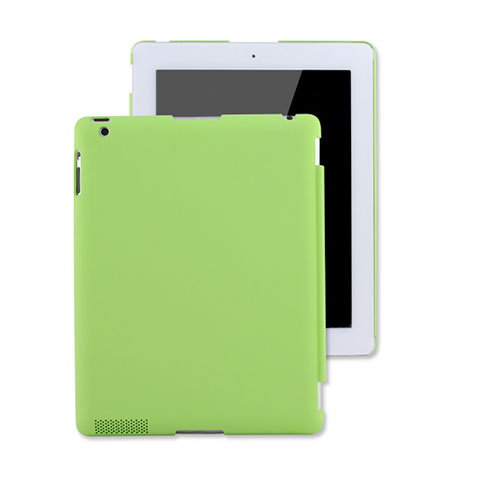 Custodia Plastica Rigida Opaca per Apple iPad 2 Verde