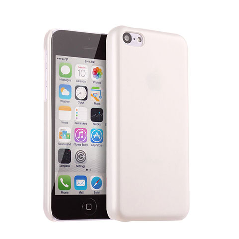 Custodia Plastica Rigida Opaca per Apple iPhone 5C Bianco