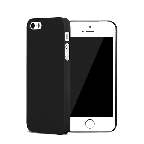 Custodia Plastica Rigida Opaca per Apple iPhone 5S Nero