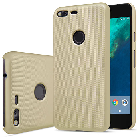 Custodia Plastica Rigida Opaca per Google Pixel XL Oro