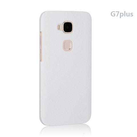 Custodia Plastica Rigida Opaca per Huawei G7 Plus Bianco