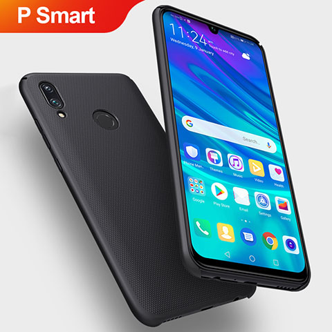 Custodia Plastica Rigida Opaca per Huawei P Smart (2019) Nero