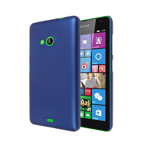 Custodia Plastica Rigida Opaca per Microsoft Lumia 535 Blu