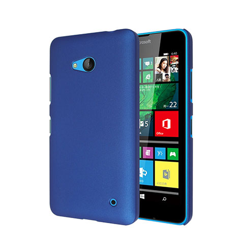 Custodia Plastica Rigida Opaca per Microsoft Lumia 640 Blu