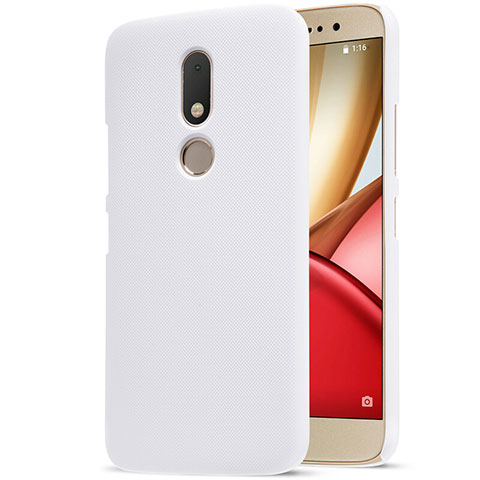 Custodia Plastica Rigida Opaca per Motorola Moto M XT1662 Bianco