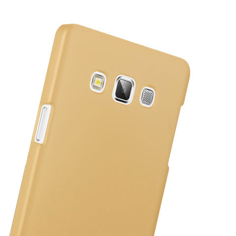 Custodia Plastica Rigida Opaca per Samsung Galaxy A3 SM-300F Oro