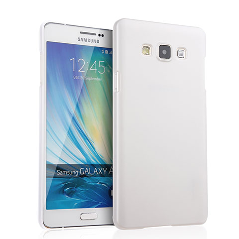 Custodia Plastica Rigida Opaca per Samsung Galaxy A7 Duos SM-A700F A700FD Bianco