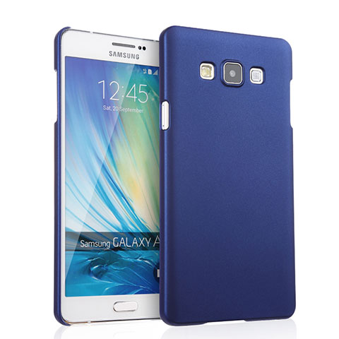 Custodia Plastica Rigida Opaca per Samsung Galaxy A7 Duos SM-A700F A700FD Blu
