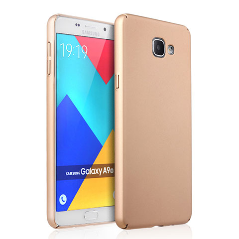 Custodia Plastica Rigida Opaca per Samsung Galaxy A9 (2016) A9000 Oro