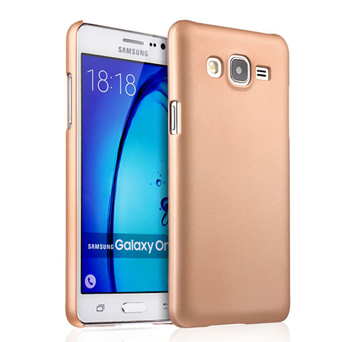 Custodia Plastica Rigida Opaca per Samsung Galaxy On5 Pro Oro