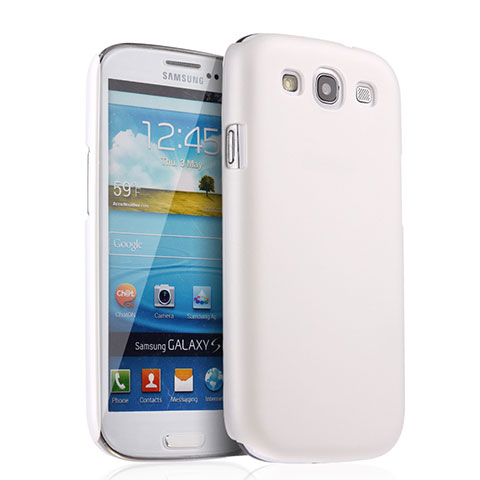 Custodia Plastica Rigida Opaca per Samsung Galaxy S3 III LTE 4G Bianco