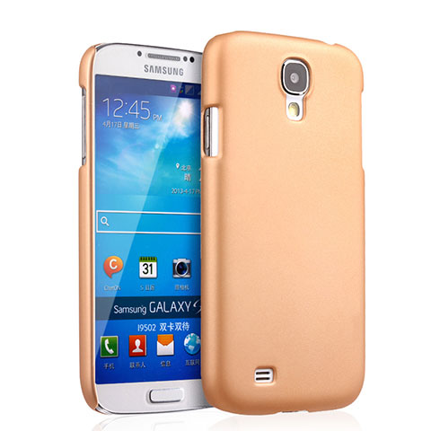 Custodia Plastica Rigida Opaca per Samsung Galaxy S4 i9500 i9505 Oro