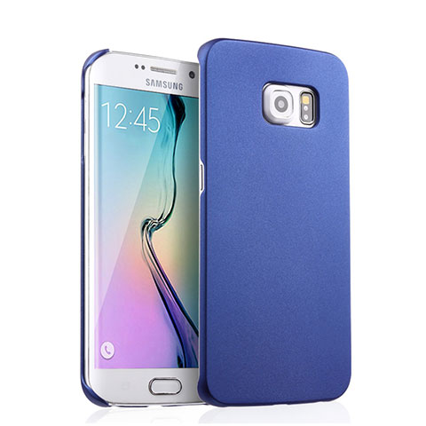 Custodia Plastica Rigida Opaca per Samsung Galaxy S6 Edge SM-G925 Blu