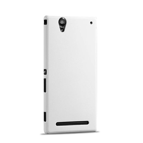 Custodia Plastica Rigida Opaca per Sony Xperia T2 Ultra Dual Bianco