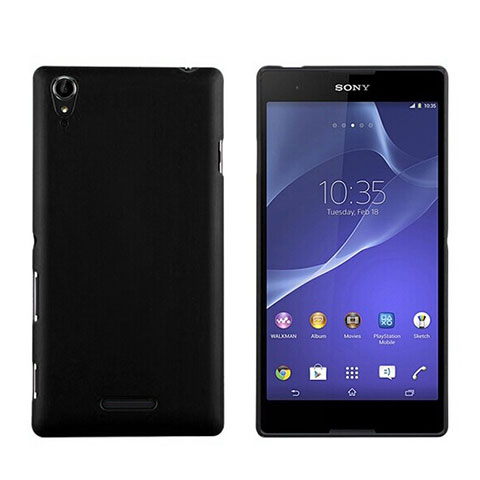 Custodia Plastica Rigida Opaca per Sony Xperia T3 Nero