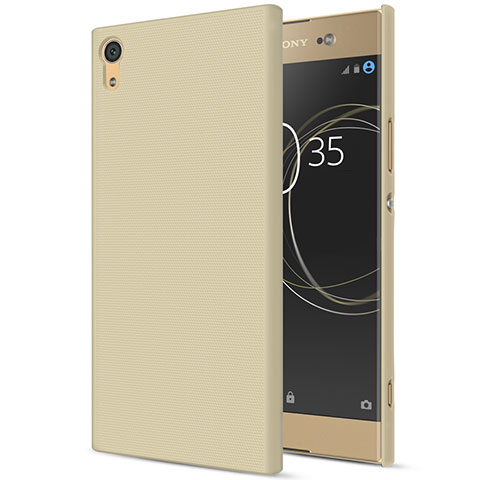 Custodia Plastica Rigida Opaca per Sony Xperia XA1 Ultra Oro