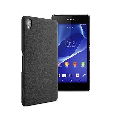 Custodia Plastica Rigida Opaca per Sony Xperia Z2 Nero